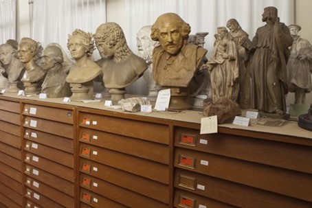 Blick in die Skulpturensammlung der Kunstsammlung